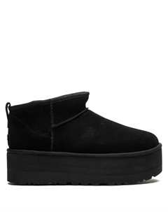 Угги замшевые Classic Ultra Mini на платформе, черный Ugg