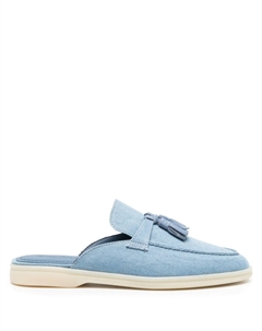 Джинсовые слиперы Lucrezia с кисточками, синий Scarosso
