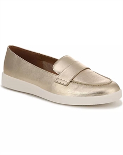 Женские лоферы Karis с закрытым круглым носком и гибридной подошвой, золотой Naturalizer