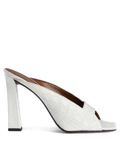 Кожаные мюли, белый Giuseppe zanotti