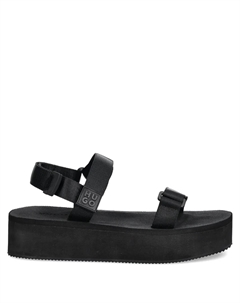 Сандалии с ремешком на платформе, черный Hugo