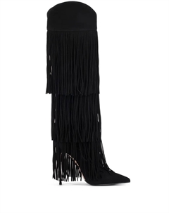 Сапоги Andy 120 с бахромой, черный Le silla