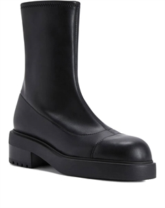 Ботинки на платформе с молнией, черный Giuseppe zanotti