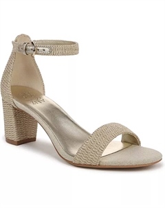Вера Сандалии на щиколотке с платьем, золотой Naturalizer