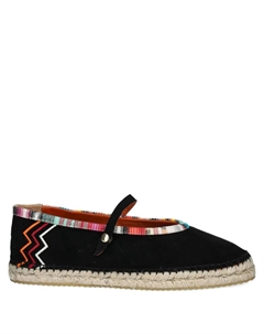 Эспадрильи с зигзагообразным принтом, черный Missoni
