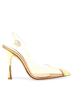 Туфли Diana на каблуке 85 мм, золотой Gianvito rossi