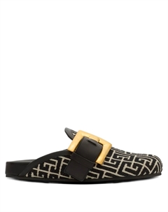 Слиперы с монограммой, черный Balmain
