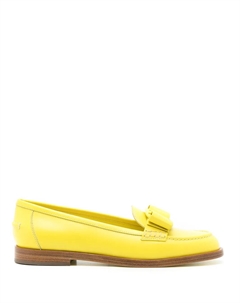 Лоферы Viva с бантом, желтый Ferragamo