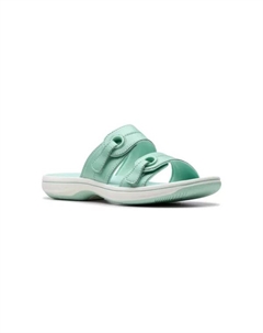 Женские шлепанцы Breeze Maye Cloudstepper, цвет turquoise Clarks