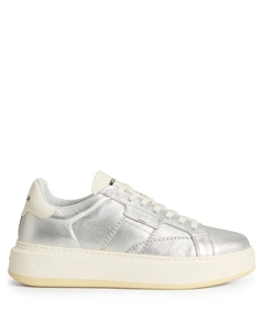 Кеды на платформе с эффектом металлик, серебяный Woolrich