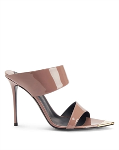 Лакированные мюли Intriigo Allure 90, нейтральный Giuseppe zanotti