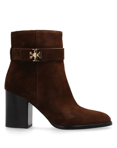 Ботильоны с логотипом, коричневый Tory burch