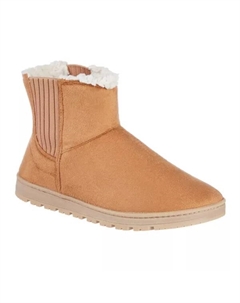 Уютные домашние тапочки-сапожки Wylder из микро-замши с эффектом памяти, цвет buckskin Isotoner