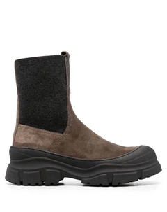 Ботинки с декором Monili, коричневый Brunello cucinelli