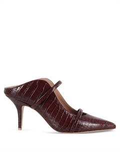 70-миллиметровые туфли с эффектом крокодила, коричневый Malone souliers