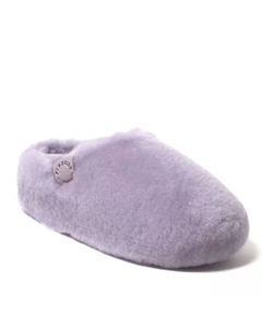 Женские тапочки-сабо Fireside by Maryboro на платформе с завязками, сиреневый Dearfoams
