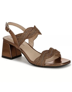 Женские босоножки Charnelle на устойчивом каблуке, цвет bronze Lifestride