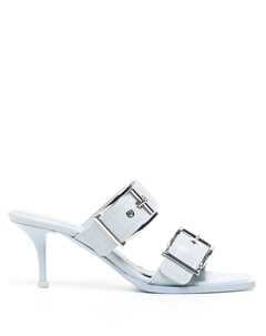 Босоножки с пряжками, синий Alexander mcqueen