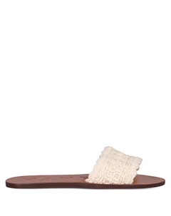 Сандалии в технике кроше Manebi, белый