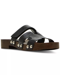 Женские сандалии Canal на деревянной платформе, черный Steve madden