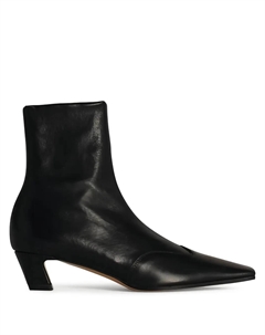 Ботильоны Nevada с квадратным носком 40 мм, черный Khaite