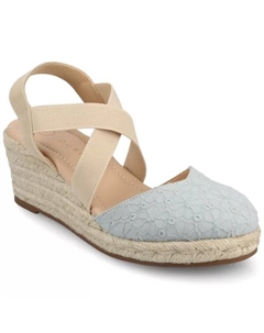 Эспадрильи Ashlee на платформе с клином для женщин, синий Journee