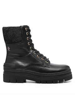 Ботинки на шнуровке, черный Tommy hilfiger