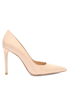 Лакированные туфли Stuart 100 с заостренным носком, нейтральный Stuart weitzman