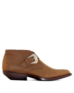 Замшевые ботинки с пряжкой 30 мм, коричневый Sonora