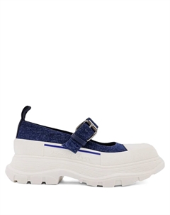 Мюли Thread Slick с пряжками, белый Alexander mcqueen