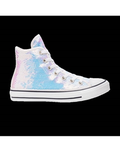 Кроссовки Wmns Chuck Taylor All Star High 'Mini Sequins', серебряный Converse