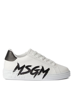 Кроссовки с логотипом, белый Msgm