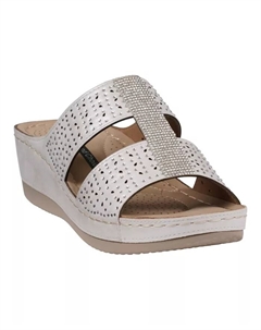 Женские босоножки Carrie на платформе с декоративными элементами, белый Gc shoes