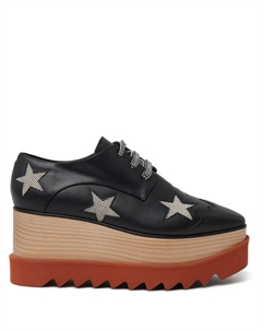 Броги Elyse Star на платформе, черный Stella mccartney