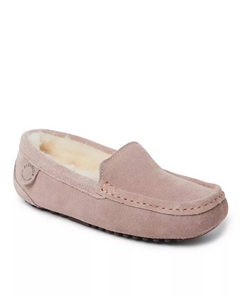 Женские мокасины-тапочки Mel из натуральной овчины, розовый Dearfoams