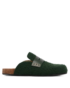 Фетровые лоферы, зеленый Jw anderson