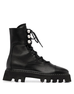 Ботинки Pearlogy в стиле милитари, черный Nicholas kirkwood