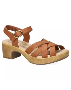 Женские босоножки на каблуке с противоскользящей подошвой Miyah, коричневый Easy street