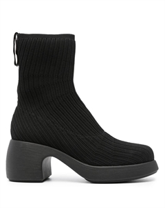 Ботинки женские Thelma текстильные на блочном каблуке, черный Camper