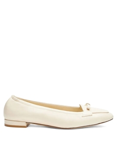 Лоферы с бантом, белый Stuart weitzman