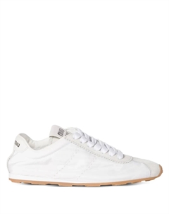 Кеды Plume на шнуровке, белый Miu miu