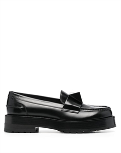 Лоферы Rockstud на платформе, черный Valentino garavani