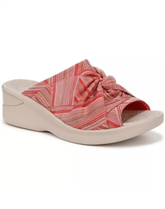 Женские босоножки Smile 3 на танкетке, цвет coral stripe Lifestride