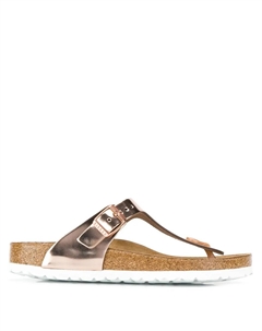 Босоножки с эффектом металлик, розовый Birkenstock