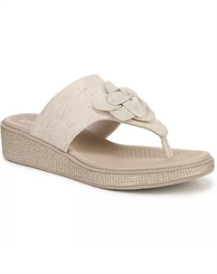 Женские босоножки-шлепки Bloom на танкетке, бежевый Lifestride