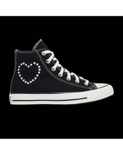 Кроссовки Wmns Chuck Taylor All Star High 'Embroidered Hearts - Black', черный Converse