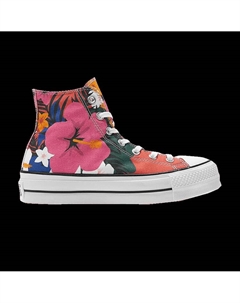 Кроссовки Wmns Chuck Taylor All Star Lift High 'Paradise Print', розовый Converse