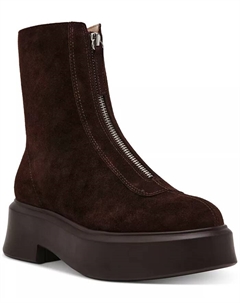 Женские ботильоны Jones Zipper Combat, коричневый Steve madden