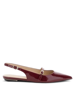 Лакированные туфли Emilia с ремешком на пятке, красный Stuart weitzman