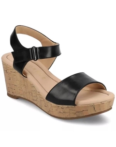 Женские босоножки-платформы Ranae на пробковой подошве с ремешком на щиколотке, черный Journee